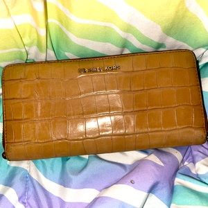 Leather Michael Kors wallet